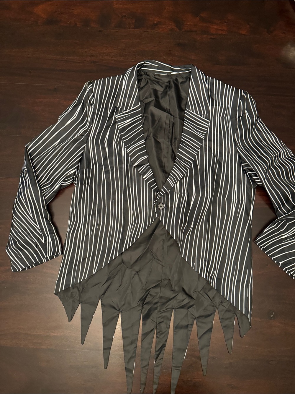 Jack Skellington Costume Jacket Men’s Large Nightmare Before Christmas
